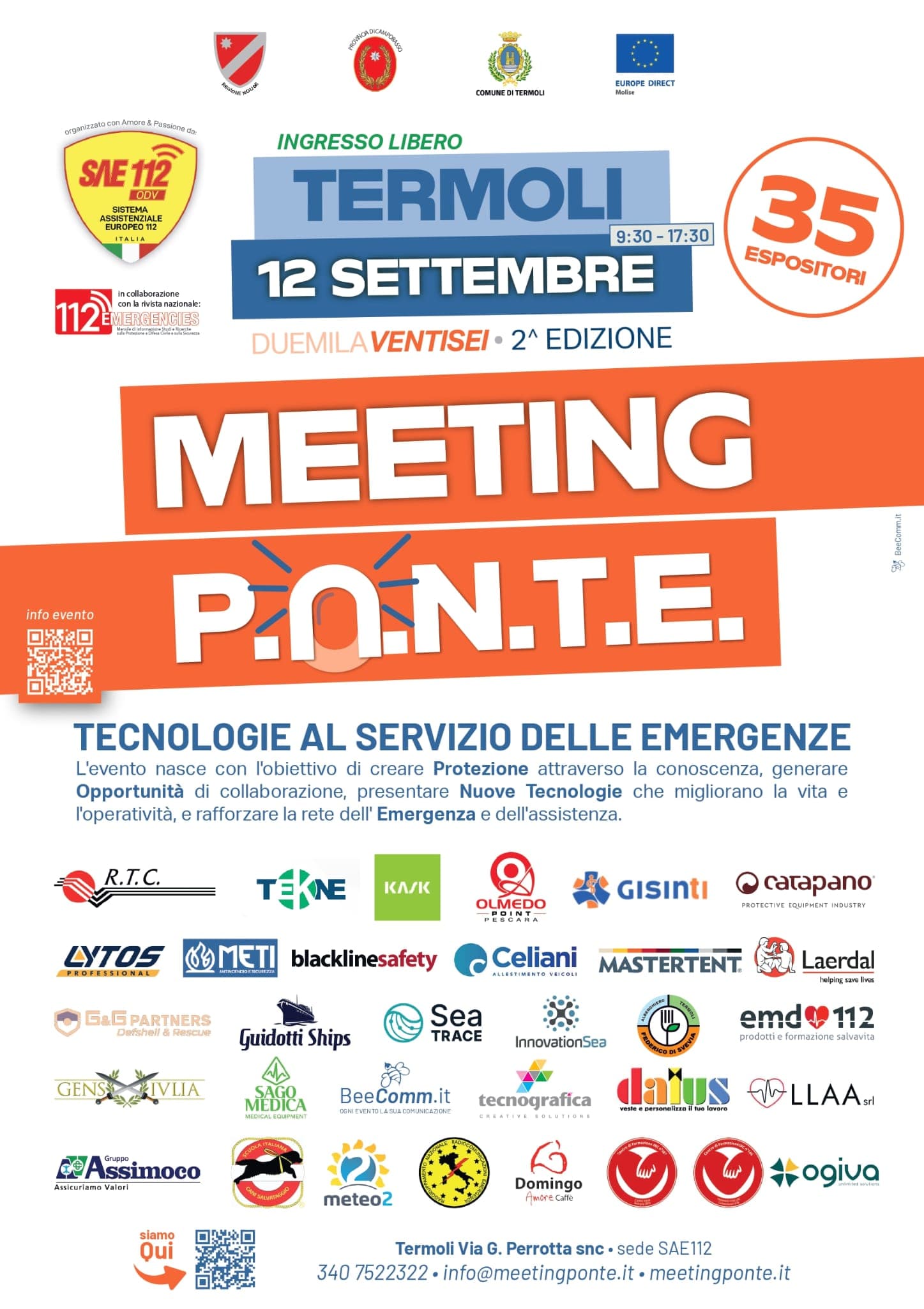 Locandina Meeting P.O.N.T.E. 2026 a Termoli